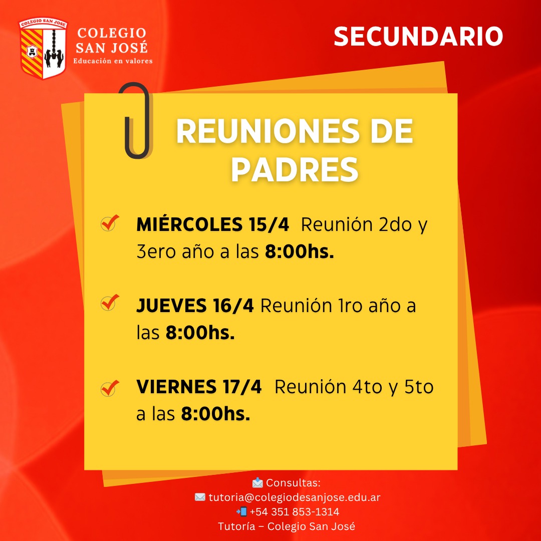 Reuniones de Padres