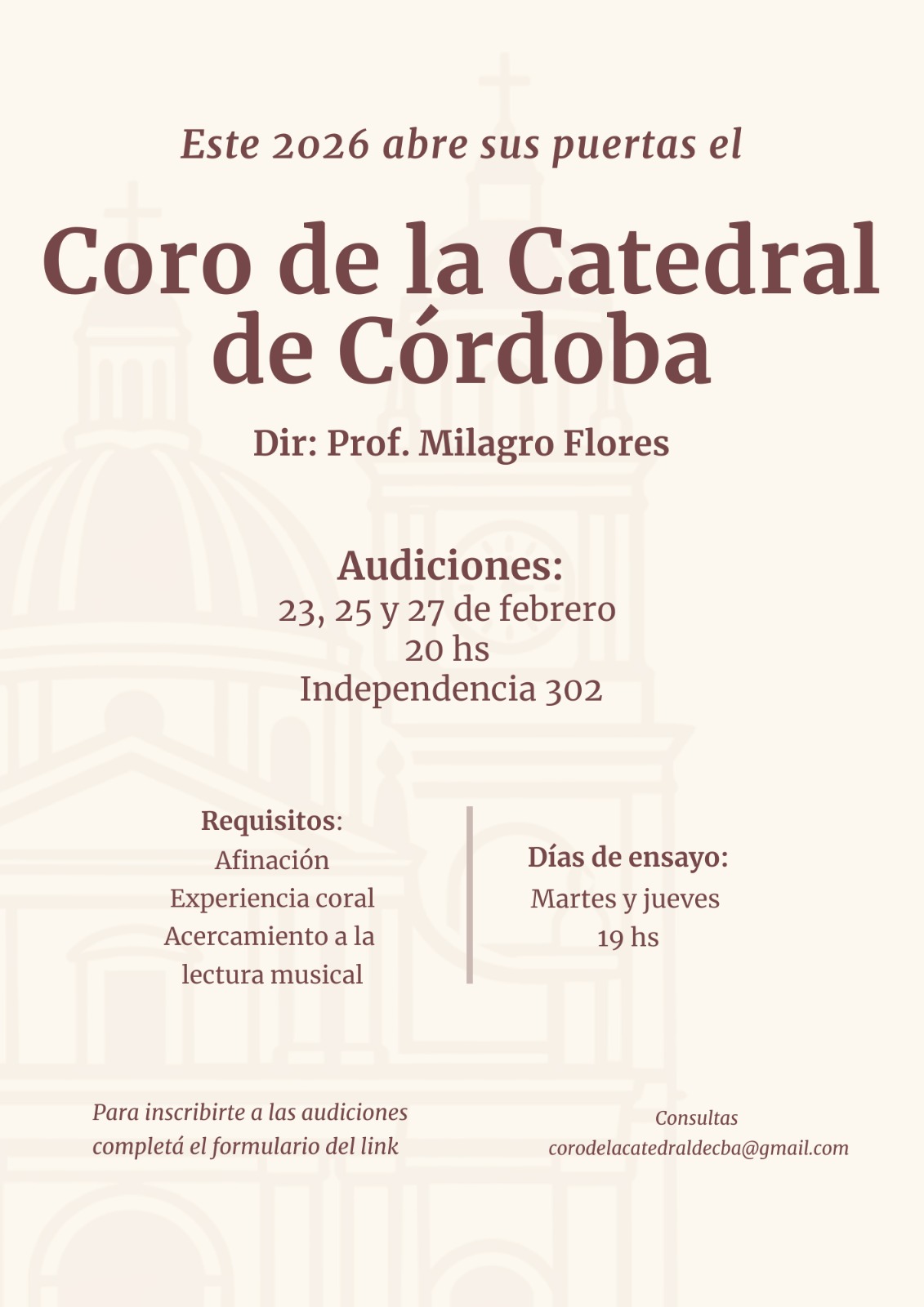 Coro de la Catedral