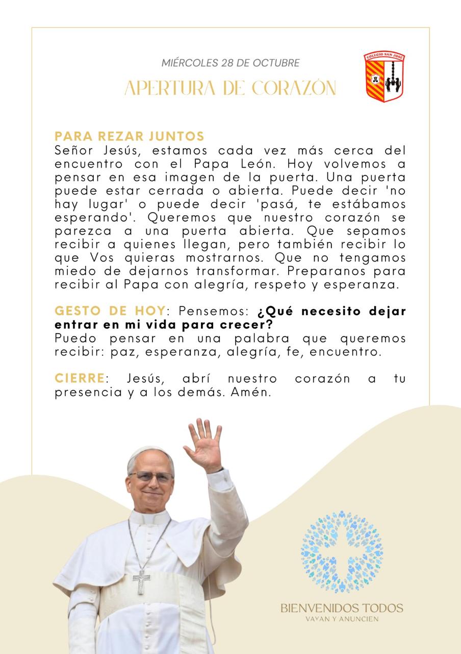 Nos preparamos para recibir al Papa