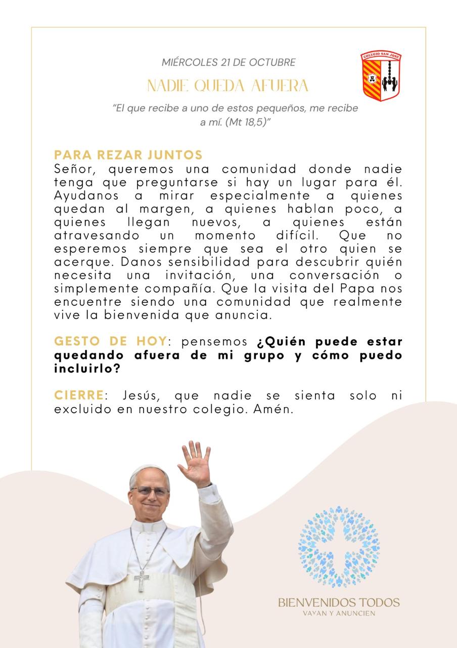 Nos preparamos para recibir al Papa